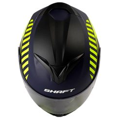 Casco Shaft 3690Dv Righten Azul Navy Amarillo Neon 2 - ZONABIKER LA 21 7
