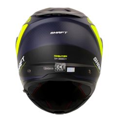 Casco Shaft 3690Dv Righten Azul Navy Amarillo Neon 3 - ZONABIKER LA 21 8