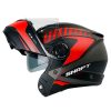 Casco Shaft 3690Dv Righten Gris Rojo 1 - ZONABIKER LA 21 1