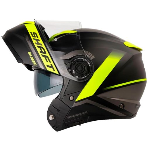 Casco Shaft 3690Dv Upper Negro Amarillo Neon 1 - ZONABIKER LA 21 3