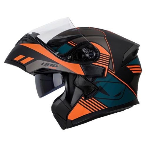 Casco Hro 3400Dv Ahead Negro Naranja 1 - ZONABIKER LA 21 3