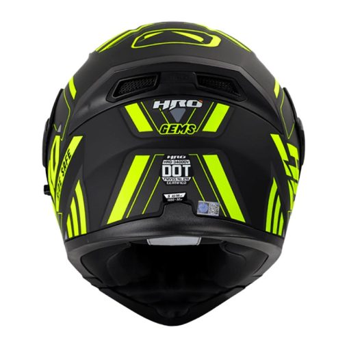 Casco Hro 3400Dv Gems Negro Amarillo 3 - ZONABIKER LA 21 5