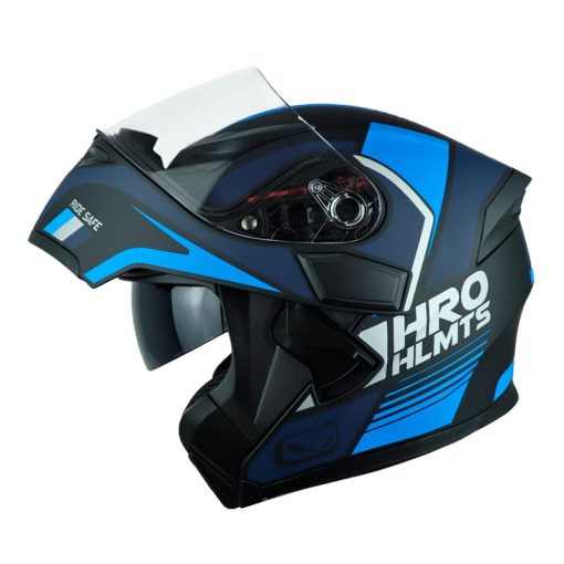 Casco Hro 3400Dv Kure Negro Azul 3 - ZONABIKER LA 21 3