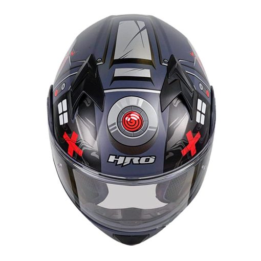 Casco Hro 3420Dv Bot Gris Rojo 2 - ZONABIKER LA 21 4
