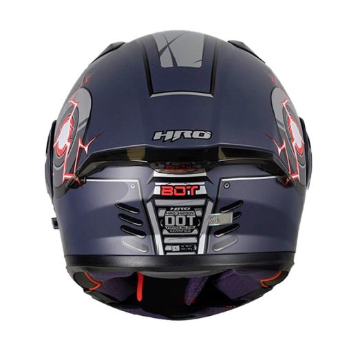 Casco Hro 3420Dv Bot Gris Rojo 3 - ZONABIKER LA 21 5