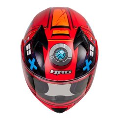 Casco Hro 3420Dv Bot Rojo Azul 2 - ZONABIKER LA 21 7