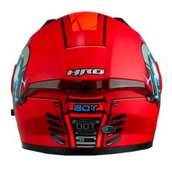 Casco Hro 3420Dv Bot Rojo Azul Visor Smoke 3 - ZONABIKER LA 21 8