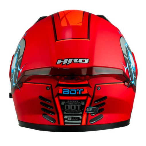 Casco Hro 3420Dv Bot Rojo Azul Visor Smoke 3 - ZONABIKER LA 21 5