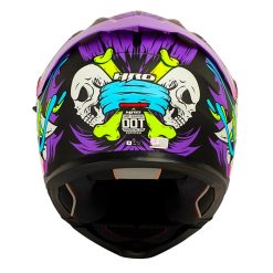 Casco Hro 3440Dv Intercreat Morado Visor Iridium Morado 3 - ZONABIKER LA 21 8