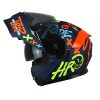 Casco Hro 3440Dv Sides Azul Naranja Visor Iridium Silver 1 - ZONABIKER LA 21 2
