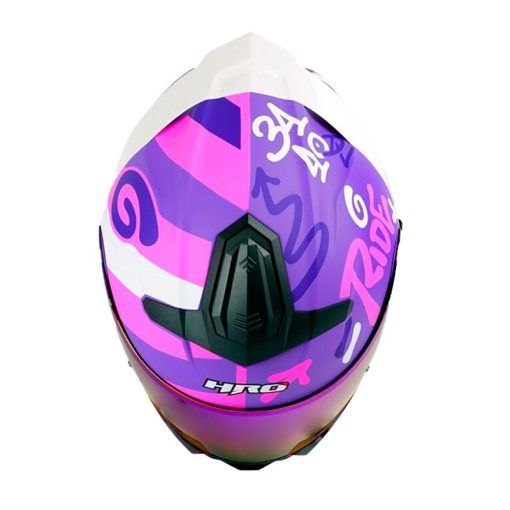 Casco Hro 3440Dv Sides Morado Blanco Iridium Morado 2 - ZONABIKER LA 21 4