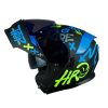 Casco Hro 3440Dv Sides Negro Azul Visor Iridium Azul 1 - ZONABIKER LA 21 2