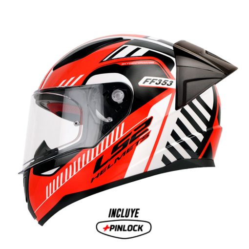 Casco Ls2 353 Destrip Negro Rojo 1 1 - ZONABIKER LA 21 3