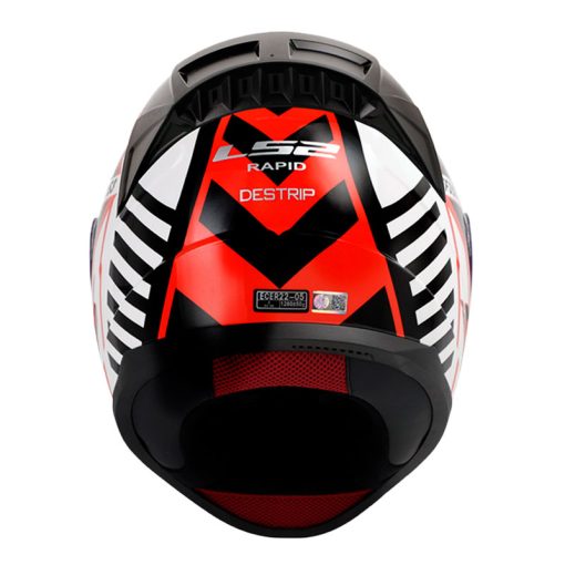 Casco Ls2 353 Destrip Negro Rojo 3 1 - ZONABIKER LA 21 5
