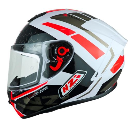 Casco Nzi Trendy Overtaking Blanco Rojo 1 - ZONABIKER LA 21 3
