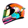 Casco Shaft 582Sp Evo Bombon Fucsia Naranja Visor Iridium Fucsia 1 - ZONABIKER LA 21 1