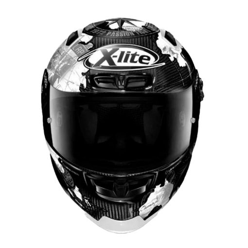 Casco Xlite X 803rs Ultra Carbon Checa Negro Blanco 3 - ZONABIKER LA 21 4