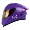 Casco Shaft 526Sp Evo Solid Morado Blanco Visor Iridium Morado 1 - ZONABIKER LA 21 1