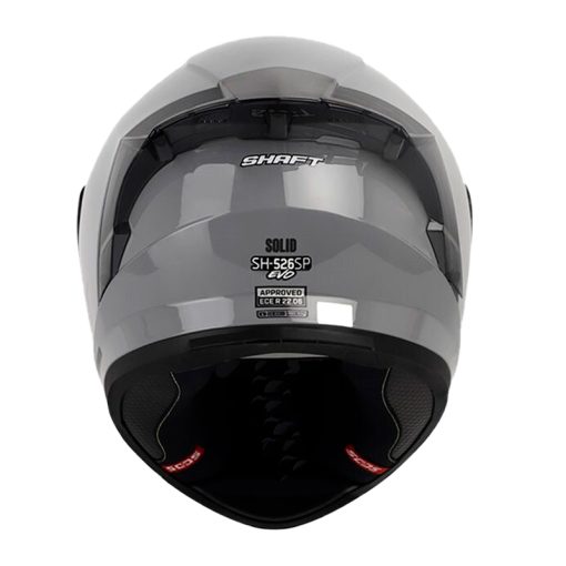 Casco Shaft 526Sp Evo Solid Gris Visor Iridium Azul 3 - ZONABIKER LA 21 4