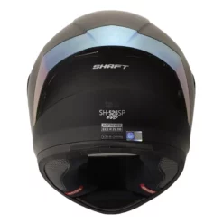 Casco Shaft 526Sp Evo Solid Negro Gris Visor Iridium Azul 3 - ZONABIKER LA 21 7