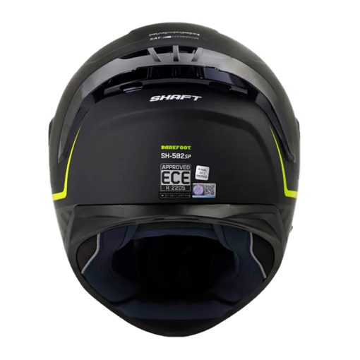 Casco Shaft 582Sp Barefoot Negro Amarillo Neon 3 - ZONABIKER LA 21 5