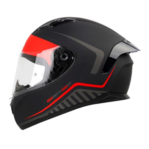 Casco Shaft 582Sp Barefoot Negro Rojo 1 - ZONABIKER LA 21 3