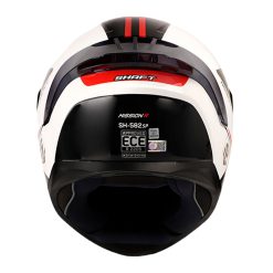 Casco Shaft 582Sp Mission R Blanco Rojo Visor Smoke 3 - ZONABIKER LA 21 8