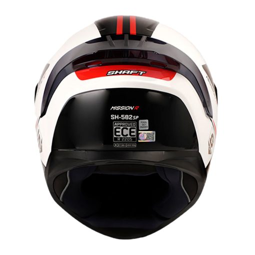 Casco Shaft 582Sp Mission R Blanco Rojo Visor Smoke 3 - ZONABIKER LA 21 5
