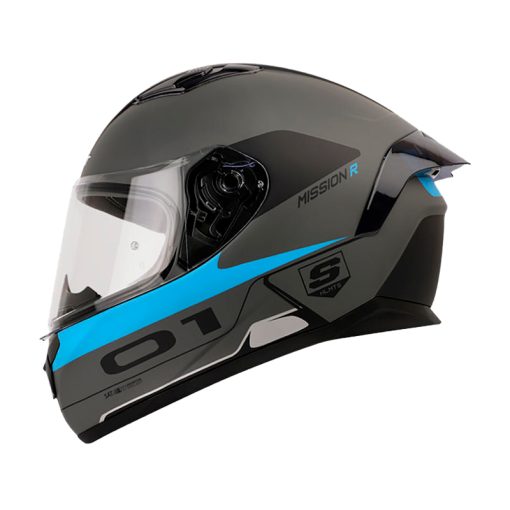 Casco Shaft 582Sp Mission R Gris Azul 1 - ZONABIKER LA 21 3