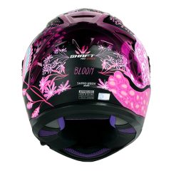 Casco Shaft Pro 610Dv Bloom Negro Fucsia Visor Iridium Morado 3 - ZONABIKER LA 21 8