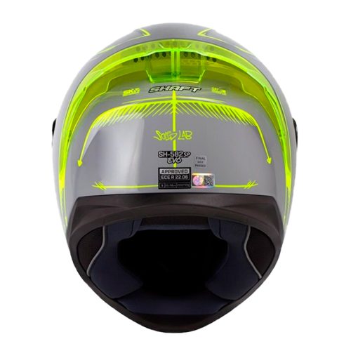 Casco Shaft 582Sp Evo Lab Nardo Amarillo Visor Silver 3 - ZONABIKER LA 21 5