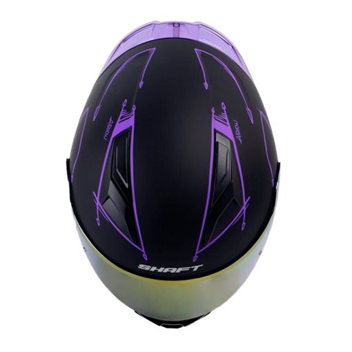 Casco Shaft 582Sp Evo Lab Negro Morado Visor Iridium Morado 2 - ZONABIKER LA 21 4