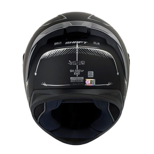 Casco Shaft 582Sp Evo Lab Negro Silver Visor Silver 3 - ZONABIKER LA 21 5