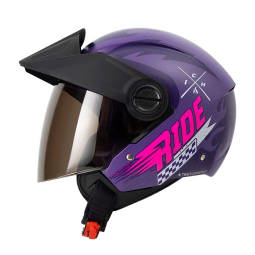 Casco Ich 102 Ign Morado Fucsia Visor Smoke 1 - ZONABIKER LA 21 3