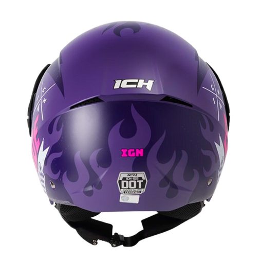 Casco Ich 102 Ign Morado Fucsia Visor Smoke 3 - ZONABIKER LA 21 5