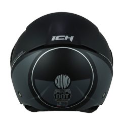 Casco Ich 102 Round Negro Gris Visor Smoke 3 - ZONABIKER LA 21 6