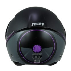 Casco Ich 102 Round Negro Morado 2 - ZONABIKER LA 21 3