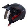Casco Ich 102 Round Rojo Visor Smoke 1 - ZONABIKER LA 21 2