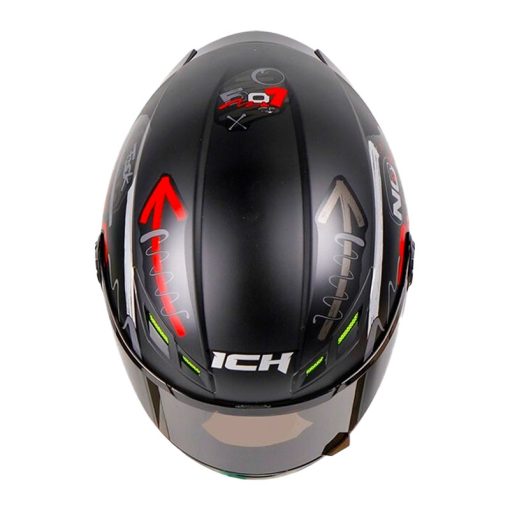Casco Ich 501 Braap Rojo Visor Smoke 2 - ZONABIKER LA 21 3