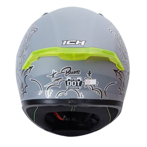 Casco Ich 503 Banks Gris Visor Silver 3 - ZONABIKER LA 21 5