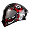 Casco Ich 503 Cash Rojo Visor Silver 1 - ZONABIKER LA 21 1