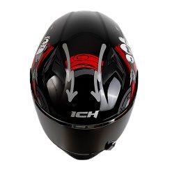 Casco Ich 503 Cash Rojo Visor Silver 2 - ZONABIKER LA 21 7
