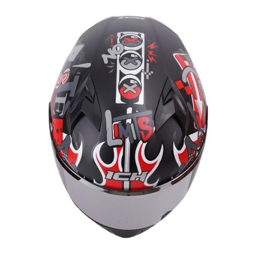 Casco Ich 503 Ed Special No Rules Rojo Visor Silver 2 - ZONABIKER LA 21 4