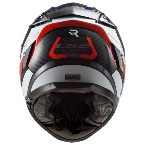 Casco Ls2 327 Challenger Alloy Carbon Azul Rojo 3 - ZONABIKER LA 21 4