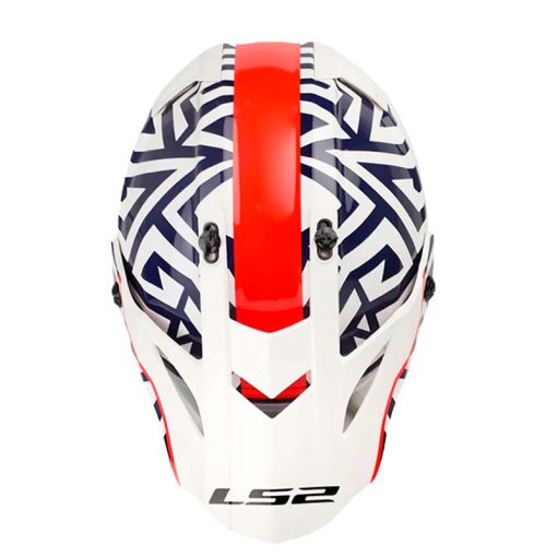 Casco Ls2 Mx436 Pioneer Nomad Azul Navy Blanco 2 - ZONABIKER LA 21 4