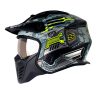 Casco Shaft 225 Pilot Stop Gris Amarillo Visor Silver 1 - ZONABIKER LA 21 2