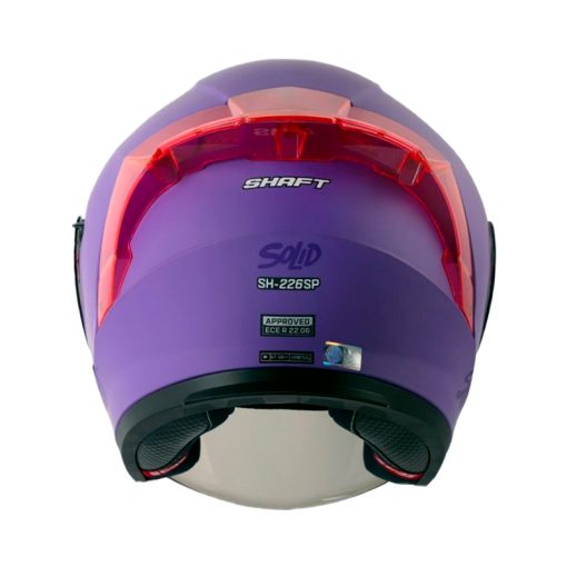 Casco Shaft 226sp Solid Morado Visor Smoke Claro 2 - ZONABIKER LA 21 4