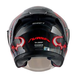 Casco Shaft 226sp Turbo Gris Oscuro Rojo Visor Silver 3 - ZONABIKER LA 21 8
