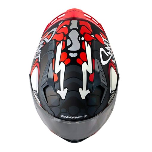 Casco Shaft 526Sp Evo Dano Negro Gris Silver 3 - ZONABIKER LA 21 4