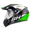 Casco Shaft Mx-380 Rebel Azul Navy Blanco